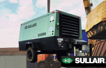 Аренда компрессора SULLAIR 550RH на шасси, версия DPQ 
